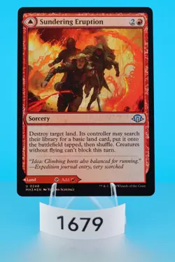 MTG Sundering Eruption Modern Horizons 3 Foil #248 - Image 1