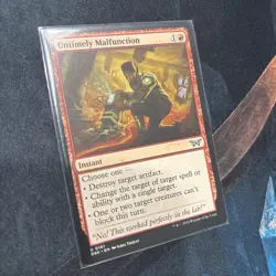 Mtg Untimely Malfunction - Duskmourn: House of Horror + Bonus Foils - Image 1