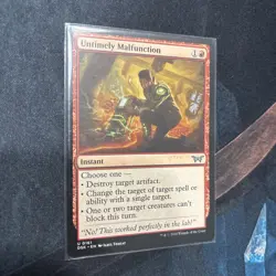Mtg Untimely Malfunction - Duskmourn: House of Horror + Bonus Foils - Image 5