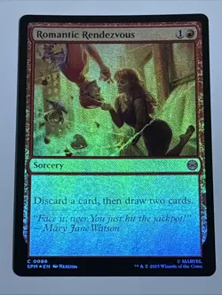 MTG Universes Beyond: Spider-man Romantic Rendezvous Foil 0086 NM - Image 1