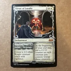 Virtue of Loyalty (Showcase) Wilds of Eldraine Regular - Image 1