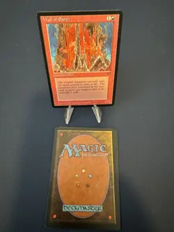 MTG - Magic The Gathering - Wall Of Earth X 3 - Legends - NP/NM - Image 2