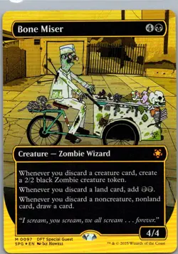 Bone Miser (Borderless) (First-Place Foil) 97 Special Guests MTG NM - Image 1