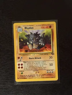 Rhydon 45/64 - Jungle Set - Uncommon Pokemon Card - LP - Image 1