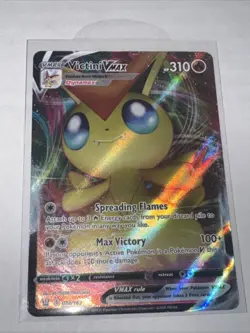 Pokemon TCG Victini VMAX Sword & Shield Battle Styles Holo Ultra Rare - Image 1