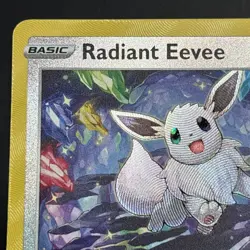 Pokemon GO Radiant Eevee SWSH230 Sword & Shield Promo Holo NM - Image 3