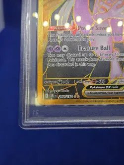 Pokemon Destined Rivals Team Rocket’s Mewtwo ex 240/182 Gold Hyper Rare PSA 10 - Image 5