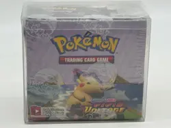 Pokemon TCG Sword & Shield Vivid Voltage Booster Box Sealed w/ Plastic Case - Image 1