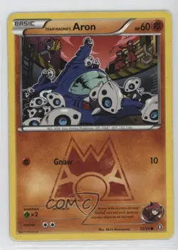 Team Magma's Aron Pokemon XY Double Crisis #12 - Image 1