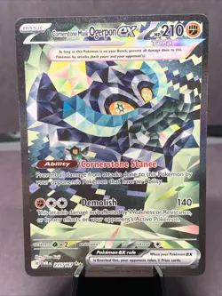 Pokemon TCG Twilight Masquerade Cornerstone Mask Ogerpon EX 215/167 SIR Full Art - Image 1