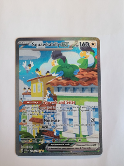 Pokemon 2023 Paldea Evolved Squawkabilly ex 264/193 SIR NM - Image 1