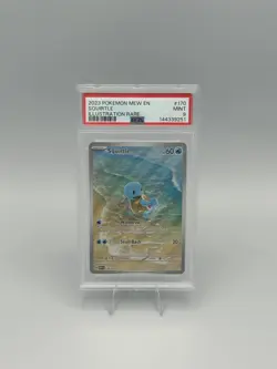 Squirtle #170 Holo – Pokemon 151 Scarlet & Violet SV3 English - PSA 9 - Image 1
