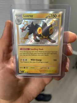 Luxray 137/091 Sv: Paldean Fates Shiny Rare Holo Pokemon TCG NM - Image 1