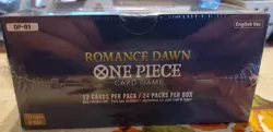 One Piece OP-01 Romance Dawn SEALED Booster Box English White Bottom - Image 2