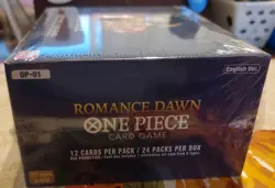 One Piece OP-01 Romance Dawn SEALED Booster Box English White Bottom - Image 3