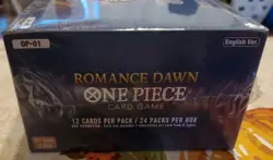 One Piece OP-01 Romance Dawn SEALED Booster Box English White Bottom - Image 5