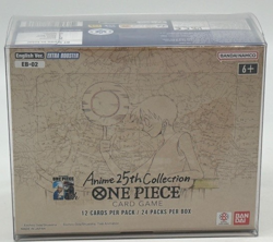 #2 One Piece EN Anime 25th Collection Extra Booster Box Sealed w/ Plastic Case - Image 1