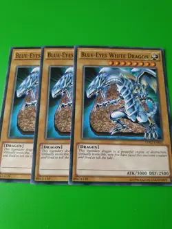 Blue-Eyes White Dragon LDK2-ENK01 V3/Tablet Art Unlimited Edition YuGiOh Playset - Image 1