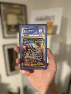 Mega Lucario ex – Mega Brave – SAR – 088/063 – Japanese - ACE 10 GEM MINT - Image 1