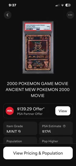 Ancient Mew 1 Miscellaneous Cards & Products Holo - Image 1
