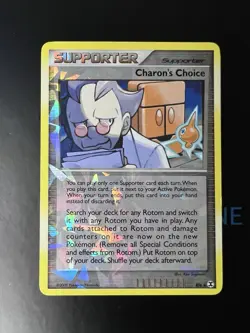 Charon's Choice RT6 Rising Rivals Holo Rare Trainer Pokemon Card LP - Image 1