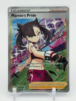 Marnie's Pride - 171/172 - Ultra Rare - Brilliant Stars - Pokemon Card - NM/M - Image 1