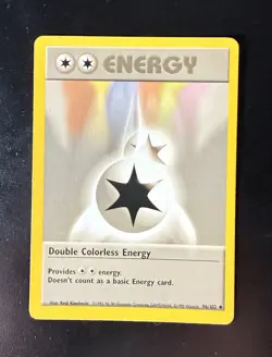 Pokemon TCG Double Colorless Energy Base Set Regular Card 096/102 - Image 1
