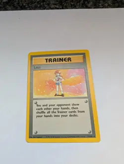 Pokemon Lass Trainer Card Base Set #75/102 Rare Card WotC 1999 LP - Image 1