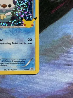Oshawott 021/025 McDonald's 25th Anniversary Holo Pokemon Card - Image 5