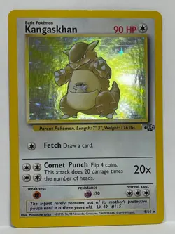 Kangaskhan - 5/64 - Pokemon Jungle Unlimited Holo Rare Card WOTC NM - Image 1
