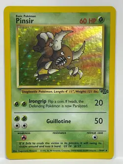 Pinsir - 9/64 - Pokemon Jungle Unlimited Holo Rare Card WOTC NM - Image 1