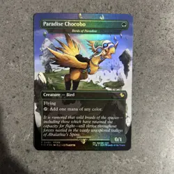 Paradise Chocobo - Birds of Paradise (Borderless) Commander: Final Fantasy Foil - Image 1