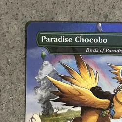 Paradise Chocobo - Birds of Paradise (Borderless) Commander: Final Fantasy Foil - Image 4