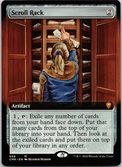 Scroll Rack (Extended Art) 699 Commander Legends NM MTG - Image 1