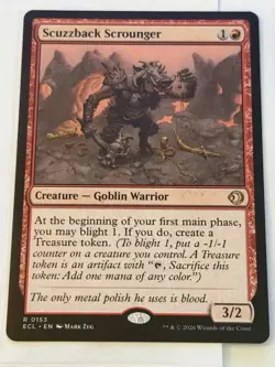 Scuzzback Scrounger Lorwyn Eclipsed 153 - Image 1