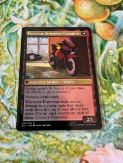 Flamewar, Brash Veteran MTG Universes Beyond: Transformers Pack Fresh - Image 2