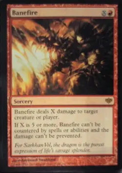 Banefire - Conflux: #58, Magic: The Gathering Nm C252 - Image 1