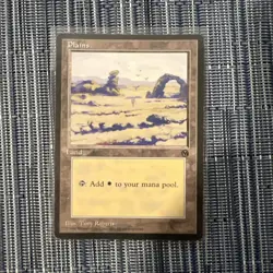 1x Plains - 1996 Arena Promo Heavy Play, English Arena Promos MTG Magic - Image 1