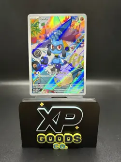 Riolu 215/198 NM Scarlet & Violet Base Set Holo Pokemon TCG - Image 1