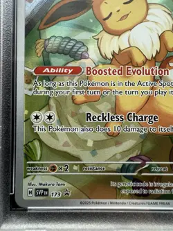 Pokemon 2025 SVP EN-SV Prismatic Evolutions ETB Promo #173 Eevee PSA 10 Gem Mint - Image 5