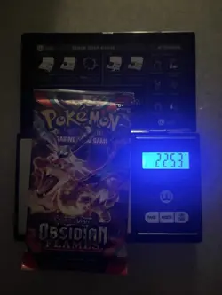 VERY HEAVY! 22.53 Gram Obsidian Flames Pokemon TCG Factory Sealed Booster Pack! - Image 1
