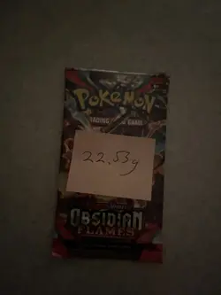 VERY HEAVY! 22.53 Gram Obsidian Flames Pokemon TCG Factory Sealed Booster Pack! - Image 3