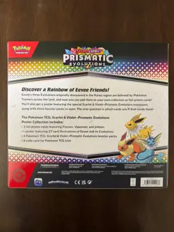Pokemon TCG SV8.5 Prismatic Evolutions - Poster Collection Box! New, Sealed! - Image 3