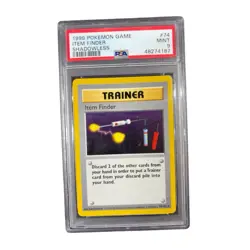 1999 Pokemon Base Set Item Finder Shadowless PSA 9 Mint Trainer 🧰 - Image 1