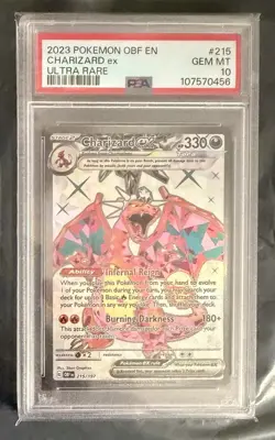 2024 Pokemon SVP EN - Charizard ex 074 - Paldean Fates Tin Promo - PSA 10 - Image 1