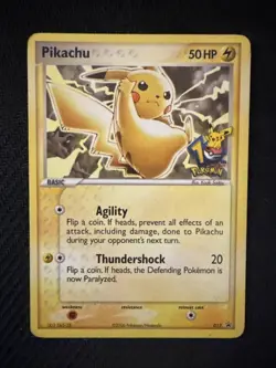Pokemon Pikachu 012 Black Star Promo (10th Anniversary- Journey Across America) - Image 1