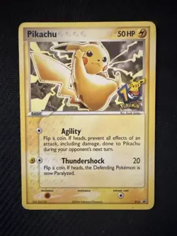 Pokemon Pikachu 012 Black Star Promo (10th Anniversary- Journey Across America) - Image 3