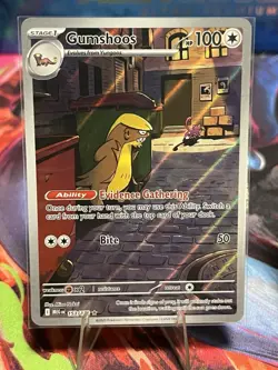 Gumshoos 153/132 Illustration Rare ME01: Mega Evolution Pokemon TCG Near Mint - Image 1