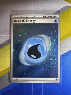 Basic Water Energy Galaxy Holo Scarlet & Violet 151 Pokemon 003 (Triple Swirl) - Image 2