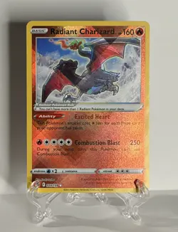 Pokemon Crown Zenith Radiant Charizard 020/159 Holo Rare-NM - Image 1